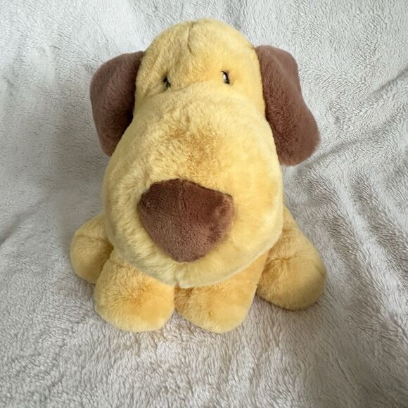 Target Giggle Scape Yellow Brown Sitting Cute Puppy Dog Plush 11” Stuffed Animal - Picture 4 of 6